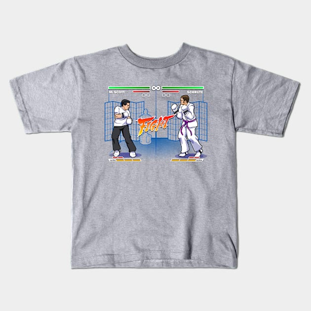 Office Fighter Turbo Kids T-Shirt by CoDDesigns